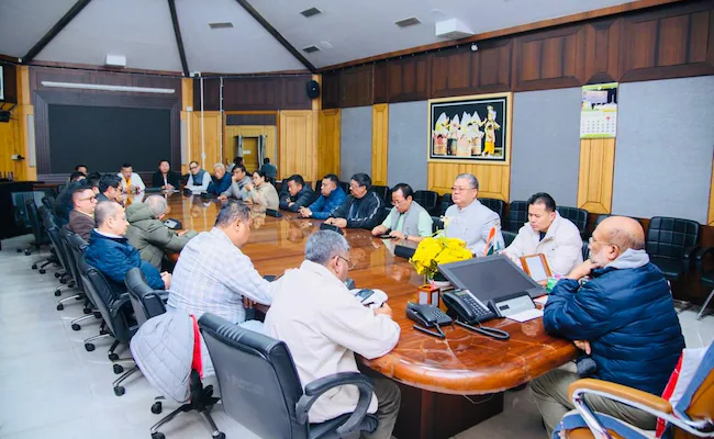 27 NDA MLAs attended the meeting with Chief Minister N Biren Singh yesterday
