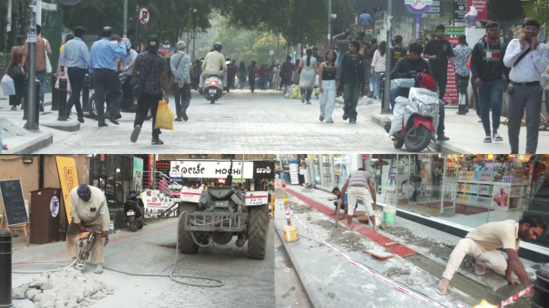 Church Street Temporarily Closed for Repairs, Brigade Road Faces Increased Rush